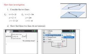 skew lines investigation