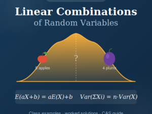Linear combination of random variables