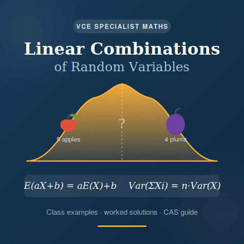Linear combination of random variables