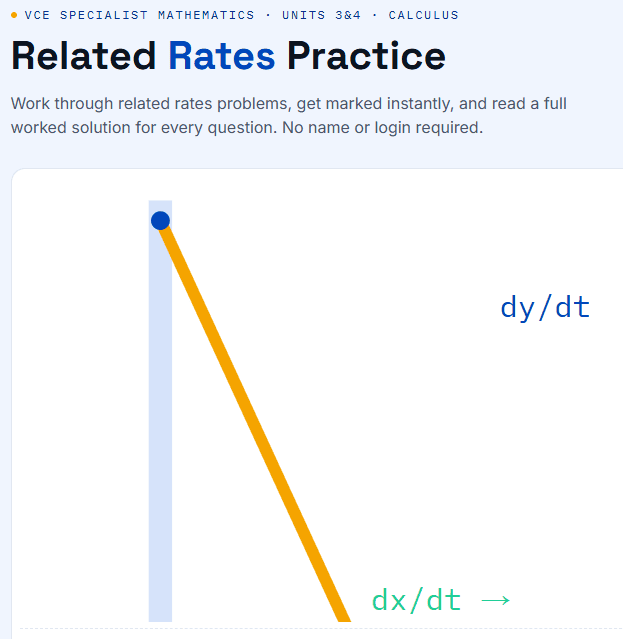 Related rates app image